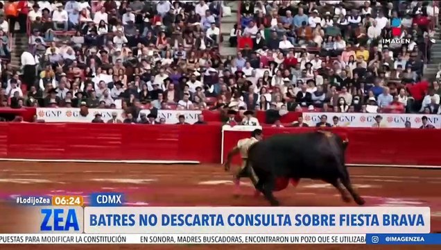 Martí Batres no descarta una consulta ciudadana sobre la fiesta brava