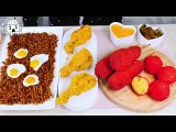 ASMR MUKBANG| Black bean noodles&Cheetos(Mac n cheese ball, Cheese hot dog), and BBURINGKLE Chicken