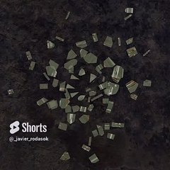 Vaso de vidrio quebrándose | Animación 3D