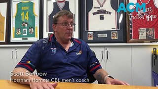 Horsham Hornets’ men’s CBL coach, Scott Benbow