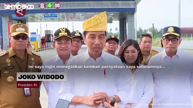 Meski Ada UU yang Mengatur, Presiden Jokowi Tegaskan Tidak akan Berkampanye