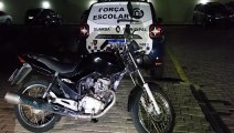 Moto com alerta de roubo é recuperada pela GM no Santo Onofre