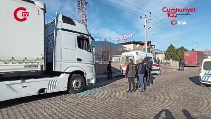 Tır şoförü aracında ölü bulundu