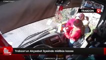 Trabzon'un Akçaabat ilçesinde midibüs kazası
