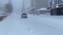 Ardahan'da kar kalınlığı 96 santimetre ölçüldü
