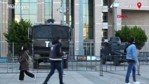 Terör saldırısı sonrası İstanbul Adalet Sarayı'nda yoğun güvenlik önlemi