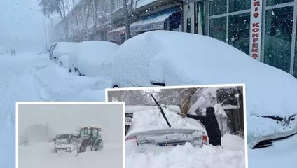 Ardahan’da 55 yılın kar rekoru kırıldı