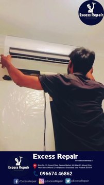 Split AC Installation Service Near Indirapuram, Ghaziabad by Excess Repair | Demo Video