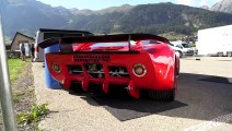 2005 Ford GT & MSW GT-40 Replica Accelerating on the Airstrip- 5.4 Modular V8 vs Roush 427 IR Sound!