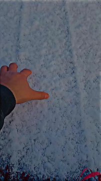 The snow is accumulating on the mountainsides. ️❄️