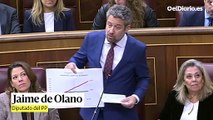 El diputado del PP Jaime de Olano asegura que el 