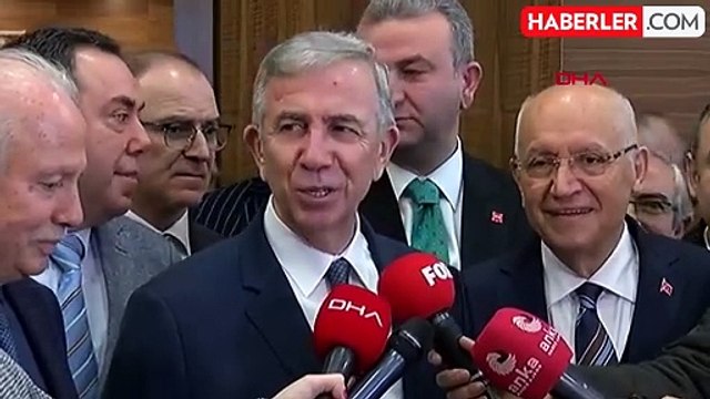 Ankara Büyükşehir Belediye Başkanı Mansur Yavaş, OSB'de esnaf ve iş adamları ile buluştu