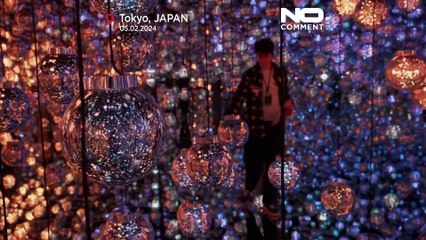 Immersive Lichtausstellung will Besucher in Tokio fesseln