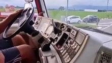 Scania v8 143m 450 goes for a drive POV Shorts