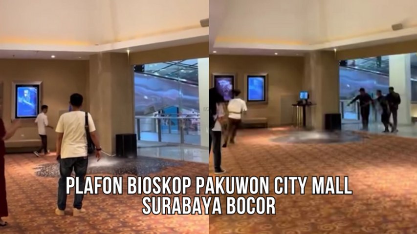 Plafon Bioskop Pakuwon City Mall Surabaya Bocor