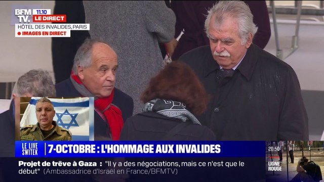 Cérémonie d'hommage aux victimes françaises du 7 octobre: Merci à la France pour cet hommage rendu aux victimes , réagit Olivier Rafowicz