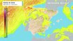 La borrasca Karlotta dejará vientos de más de 150 km/h en algunas zonas de España