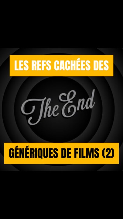 3 détails cachés dans des génériques de films 