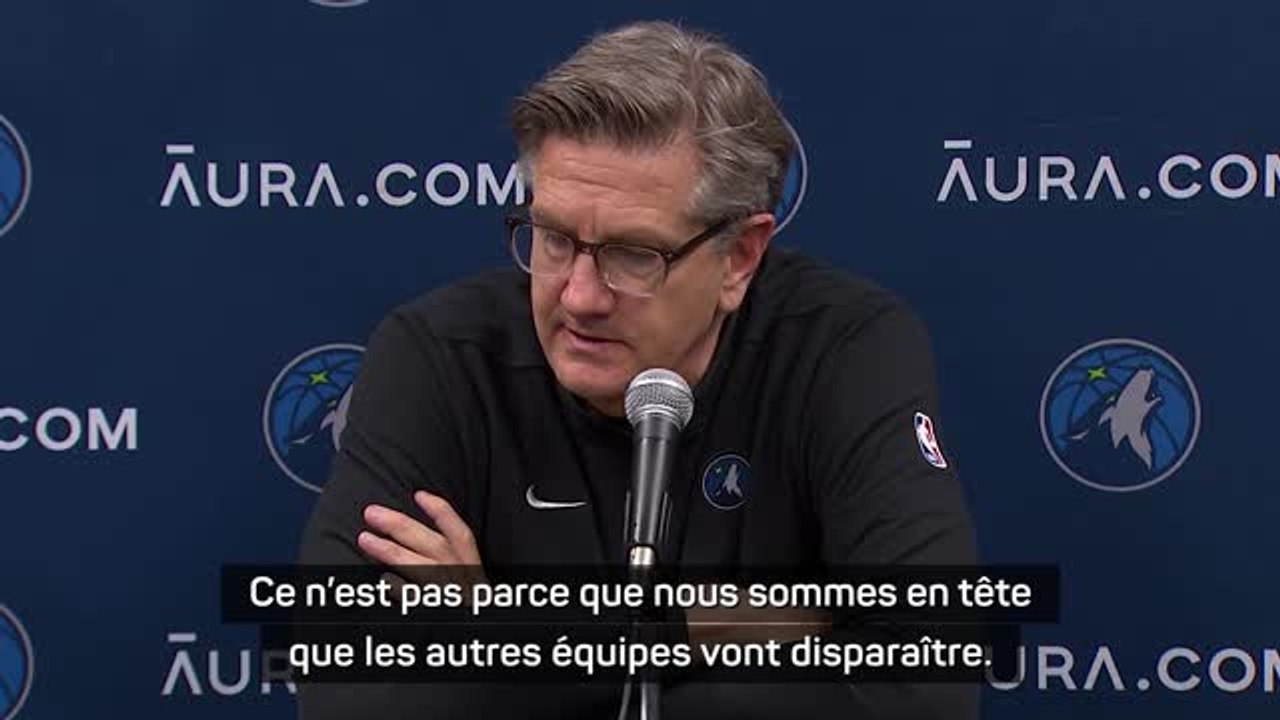 Timberwolves - Finch : "Ce n'est pas parce que nous sommes en tête que les autres équipes vont disparaître"
