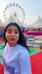 Roller Coaster Ride in Trade Fair  #priyalkukreja #shorts #ytshorts