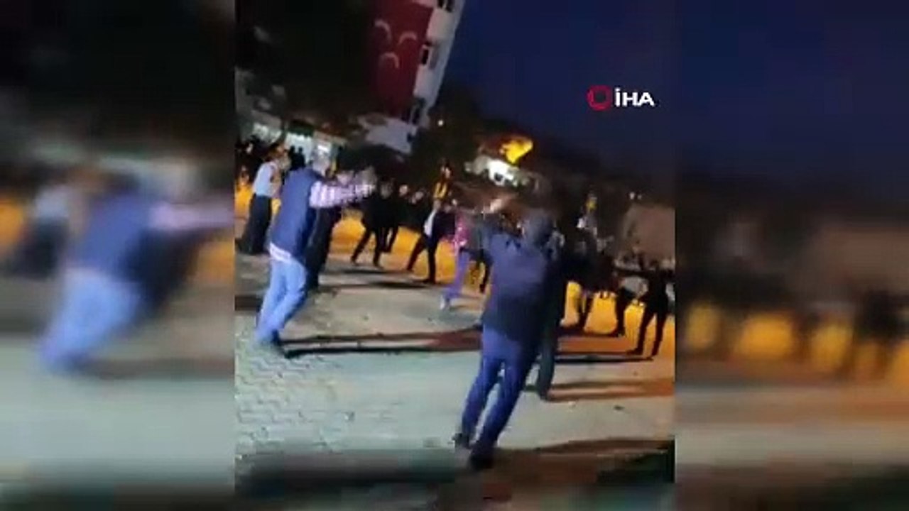Asker eğlencesinde ortalık savaş alanına döndü