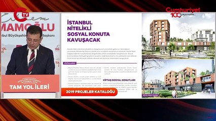 Ekrem İmamoğlu "Yalanlarına ilk defa cevap veriyorum" dedi, o videoyu kürsüden işletti!
