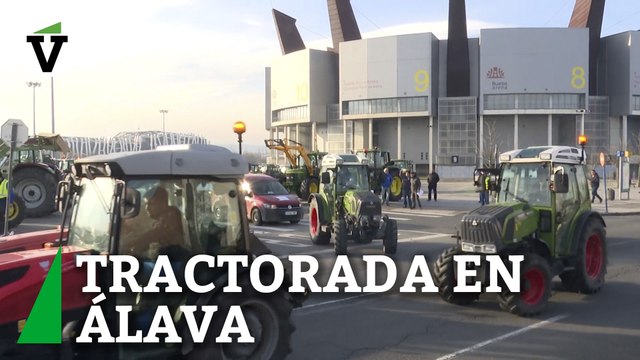 Los tractores vuelven a las carreteras de Álava
