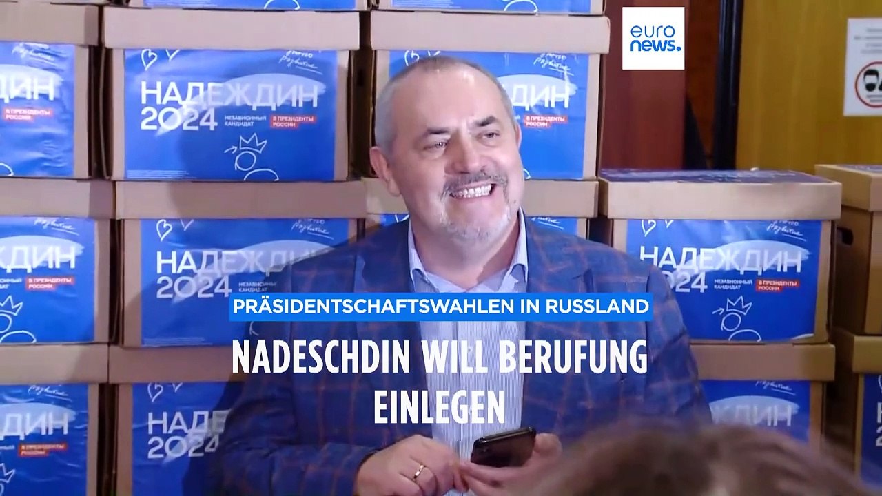 Boris Nadeschdin darf nicht gegen Putin antreten