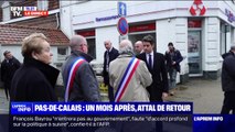 Crues: Gabriel Attal arrive à Blendecques dans le Pas-de-Calais auprès des sinistrés