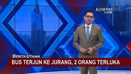 Descargar video: Gara-Gara Sopir Ngantuk, Bus Terjun ke Jurang Sedalam 20 Meter di Cianjur