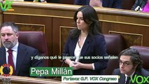 Pepa Millán en Pregunta al Mtro. de Justicia. Pleno de 07.02.2024