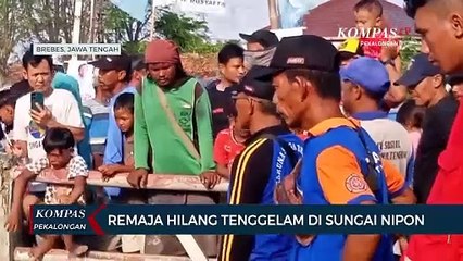 Apip, Bocah 14 Tahun yang Hilang Terseret Arus Sungai Nipon