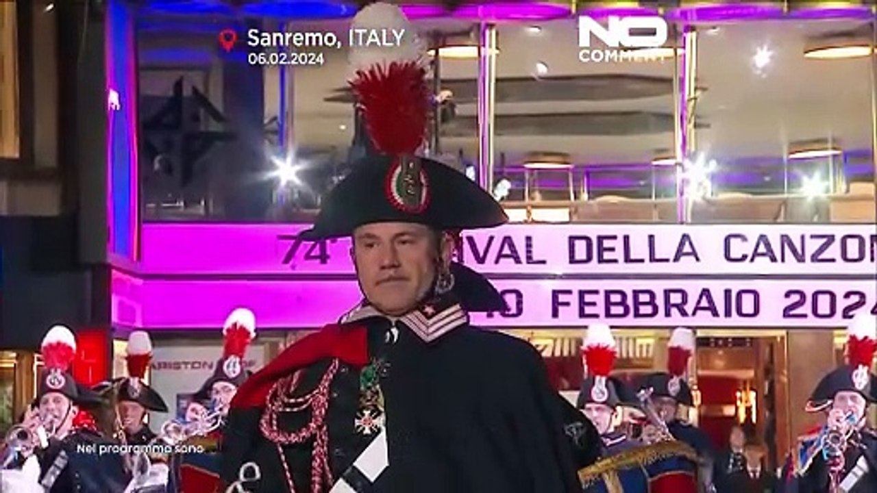 Begleitet von Bauernprotesten: Das Sanremo-Musikfestival in Italien hat angefangen