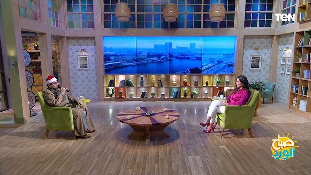 بأيات من سورة الإسراء .. المنشد محمد الشريف يبدأ فقرة إحتفال صباح الورد بليلة الإسراء والمعراج