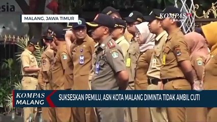 ASN Kota Malang Diminta Tidak Ambil Cuti Untuk Sukseskan Pemilu