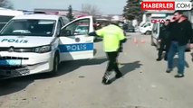 Edirne'de Polis Aracına Çarpan Otomobilde 2 Polis Yaralandı
