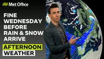 Met Office Afternoon weather forecast 07/02/24 – Fairly settled, cold reaching south