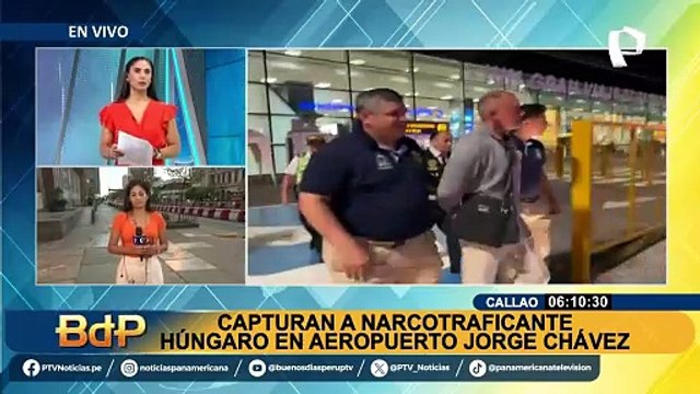 Era buscado en Hungría: capturan a narcotraficante extranjero en el aeropuerto Jorge Chávez