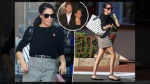 Meghan Markle spotted in $250 tailored shorts, symbolic brooch following veterans visit