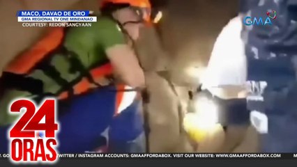 24 Oras Part 1: Bagong pagguho sa Davao de Oro; mahal na singil sa kuryente sa Palawan; lebel ng tubig sa mga dam, atbp.