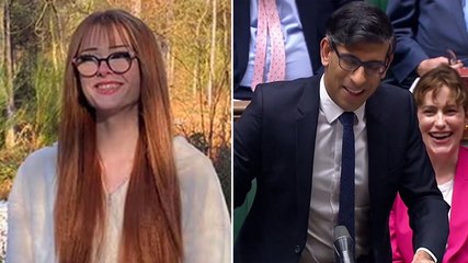 Скачать видео: Sunak faces backlash for PMQs transgender ‘joke’ as Brianna Ghey’s mother sits in gallery