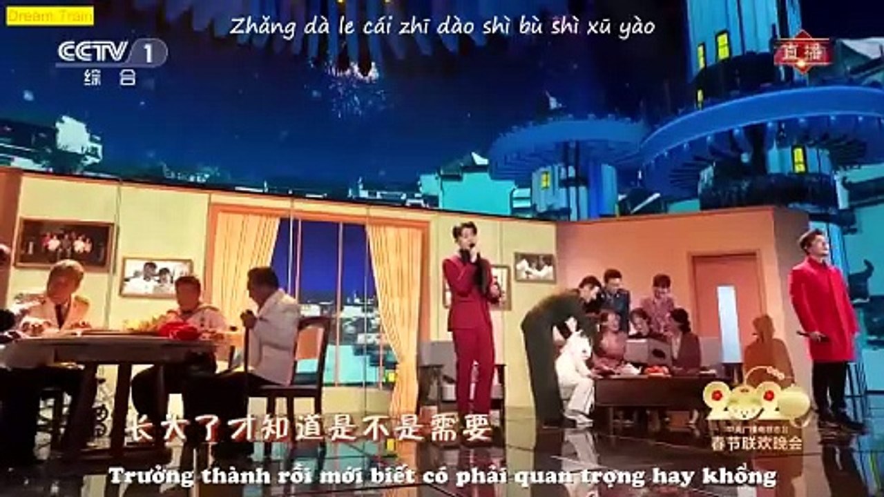 [Vietsub Kara][Xuân Vãn 2020] Vương Tuấn Khải + Lý Vinh Hạo + Từ Nghị -Bố mẹ-爸爸妈妈