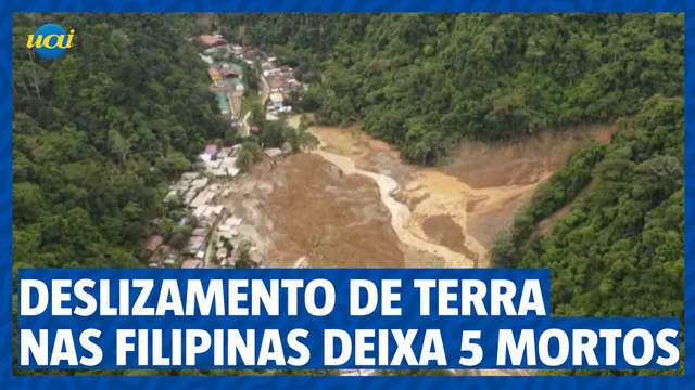 Deslizamento de terra nas Filipinas deixa ao menos 5 mortos e mais de 30 feridos