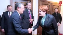 CHP Genel Başkanı Özgür Özel, İyi Parti Genel Başkanı Meral Akşener’e taziye ziyaretinde bulundu