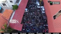 ENCUENTRAN EN PLENO CENTRO UN DEPÓSITO CON CIENTOS DE MOTOS, BICICLETAS Y VEHÍCULOS