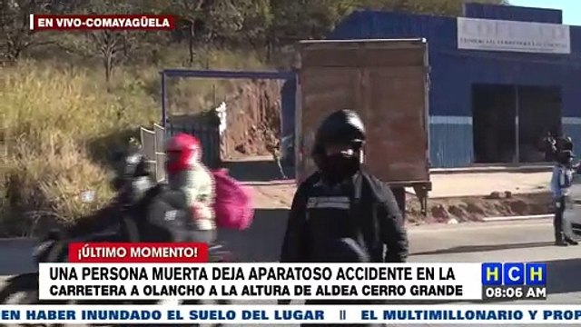 Motociclista pierde la vida tras estrellarse con camión en carretera a Olancho