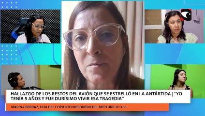 Hallazgo de los restos del avión que se estrelló en la Antártida  “Yo tenía 5 años y fue durísimo vivir esa tragedia”