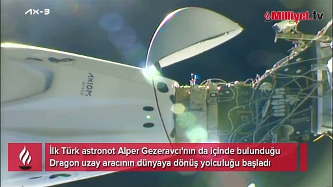 Alper Gezeravcı uzaydan dönüyor