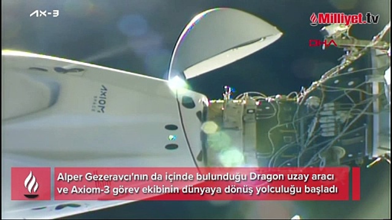 Alper Gezeravcı uzaydan dönüyor