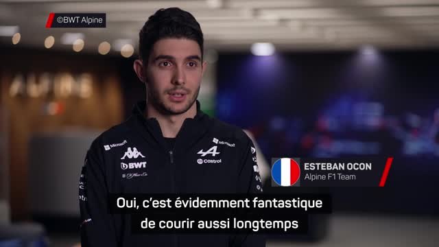 Alpine - Ocon : Fantastique de courir aussi longtemps avec une équipe aussi prestigieuse